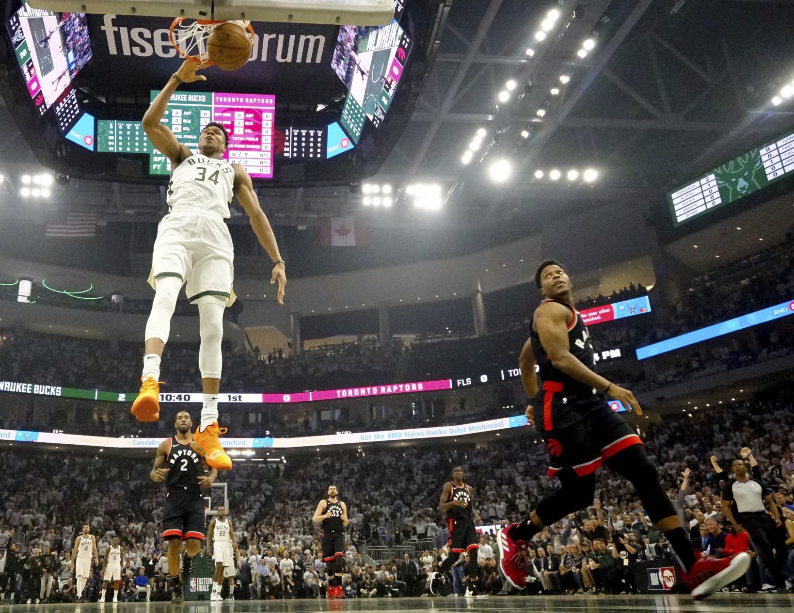 Bucks 108, Raptors 100